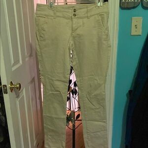 American Eagle Outfitters Women's Straight Leg Tan Jeans